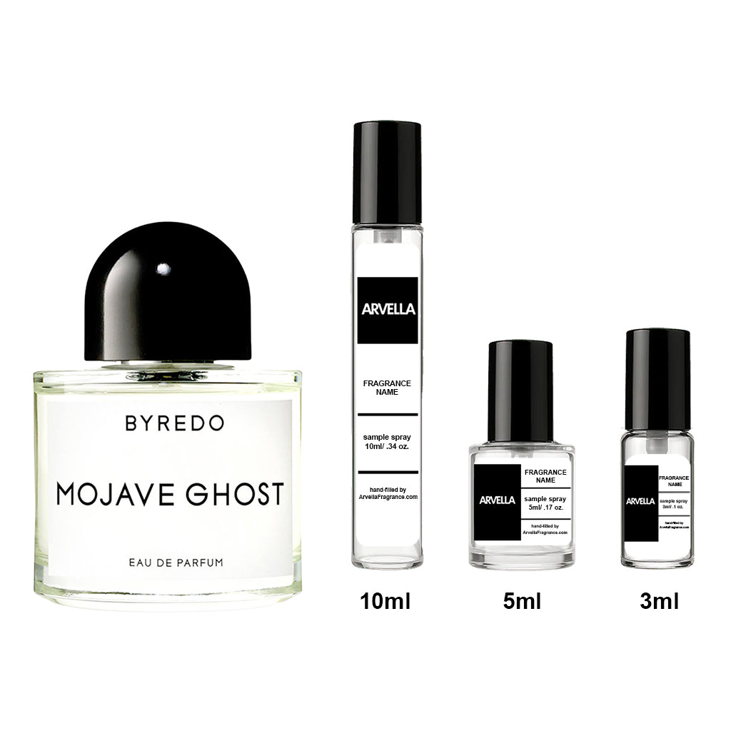 Byredo Mojave Ghost Sample 3ml Spray - Arvella Fragrance